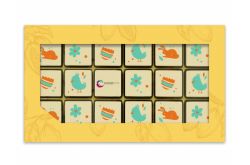 Schoko-Geschenkbox mit 18 Osterpralinen