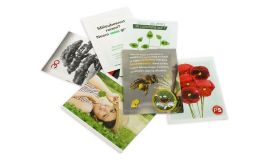 Personalisierte Samentüten mit Blumen