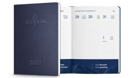 Maßgeschneiderte Kunstleder-Kalender