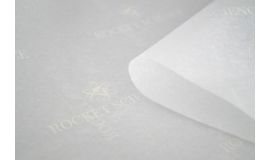 Seidenpapier weiß mit weißem Druck | 18 g/qm