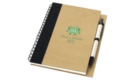 A6 Recycling Notizbuch mit Stift