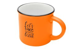 Vintage Glanzbecher mit Logo 240 ml