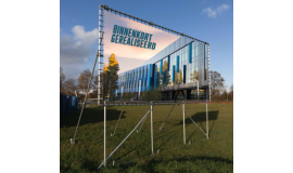 Freistehender Bannerrahmen
